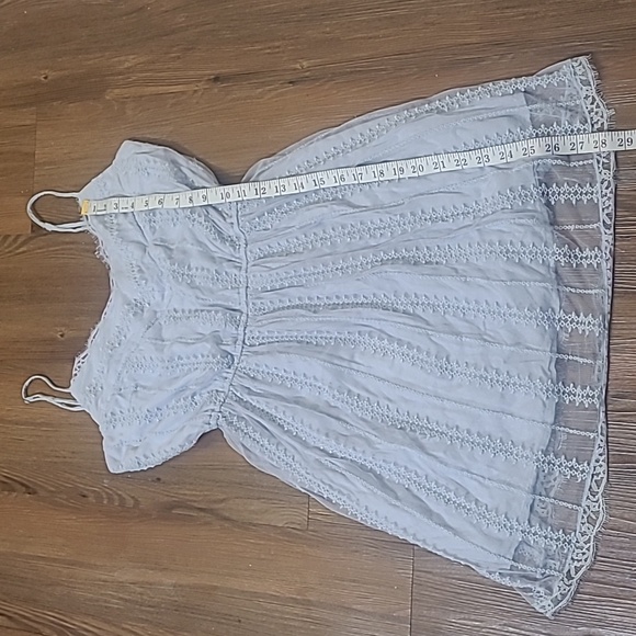 Abercrombie & Fitch Soft Gray Lace Dress - Picture 16 of 16